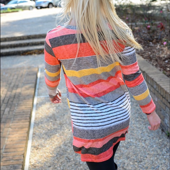 Red Striped Top - Picture 3 of 6